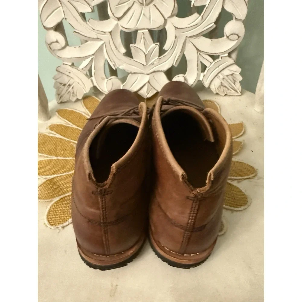 Timberland Wodehouse Brown Leather Chukka Boots Round Toe US 11